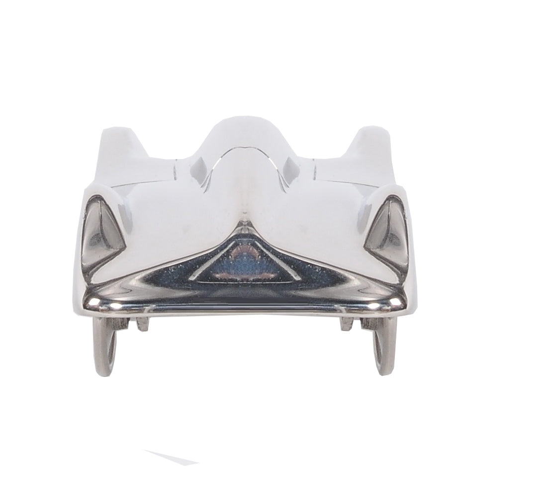 3" Nickel Aluminum Hand Painted Model Car Tabletop Sculpture-Sculptures-DECOROLALA