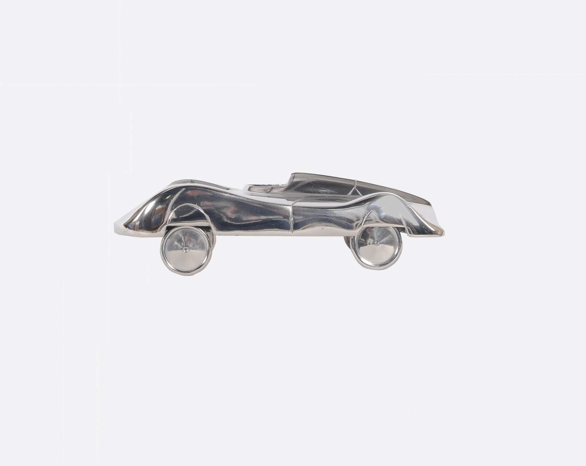 3" Nickel Aluminum Hand Painted Model Car Tabletop Sculpture-Sculptures-DECOROLALA
