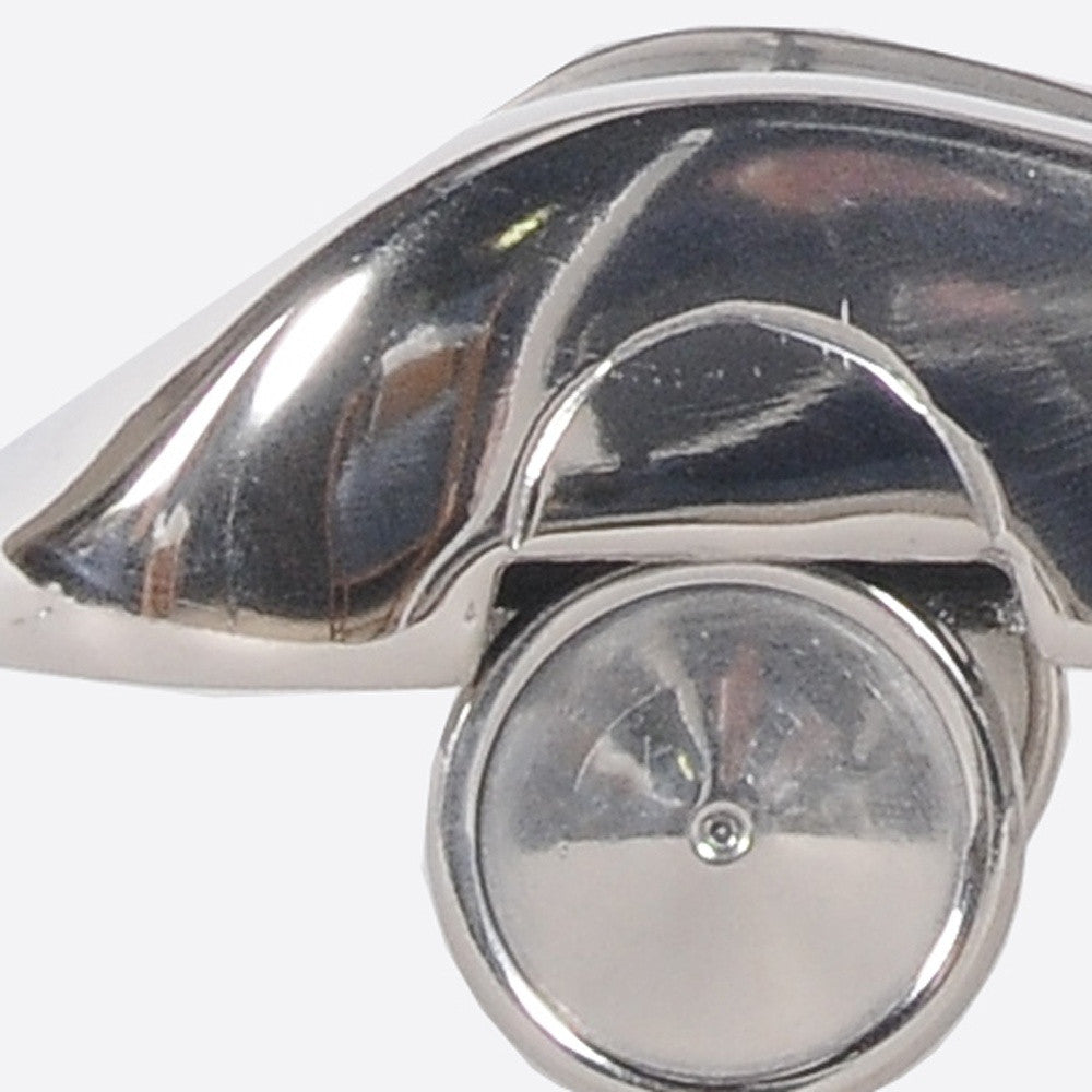 3" Nickel Aluminum Hand Painted Model Car Tabletop Sculpture-Sculptures-DECOROLALA