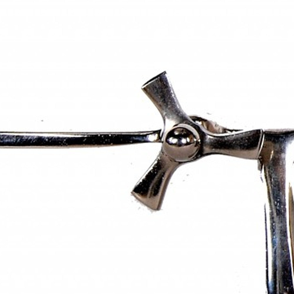 3" Novelty Nickel Metal And Glass Analog Wall Clock-Wall Clocks-DECOROLALA