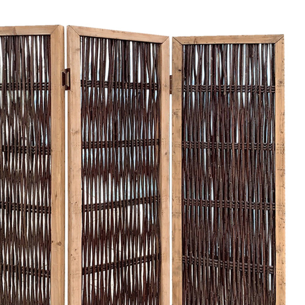 3 Panel Kirkwood Room Divider With Interconnecting Branches Design-Room Dividers-DECOROLALA