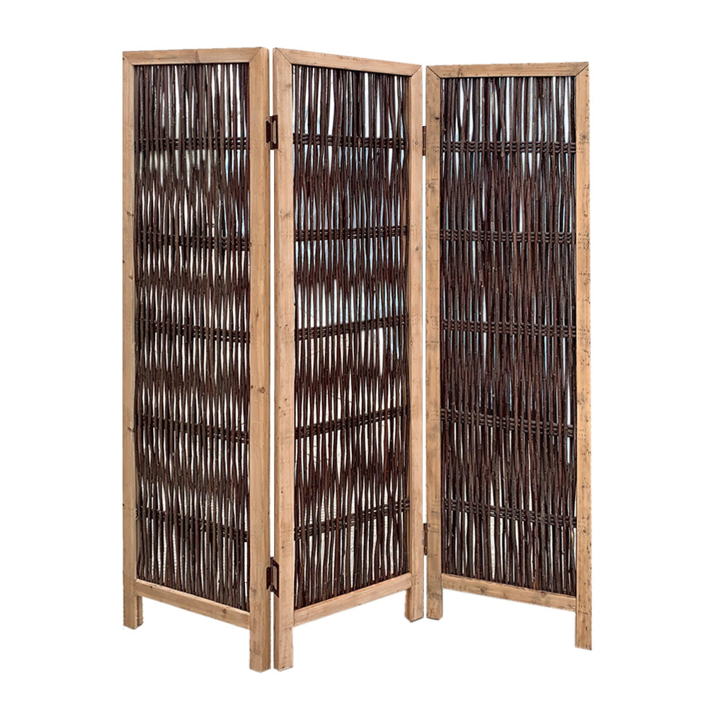 3 Panel Kirkwood Room Divider With Interconnecting Branches Design-Room Dividers-DECOROLALA