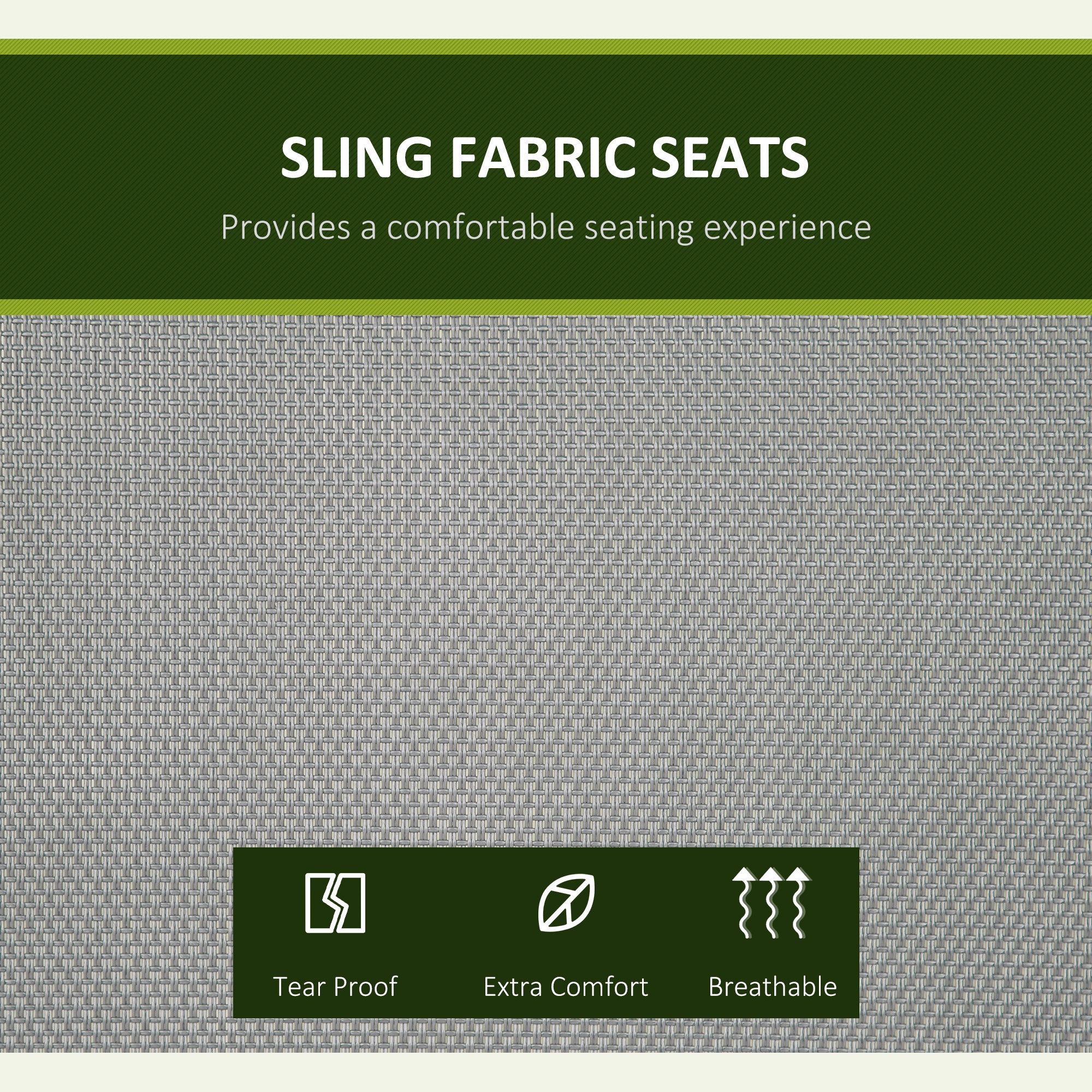 3 Person Patio Swing Canopy Dark Grey 616lbs-DECOROLALA