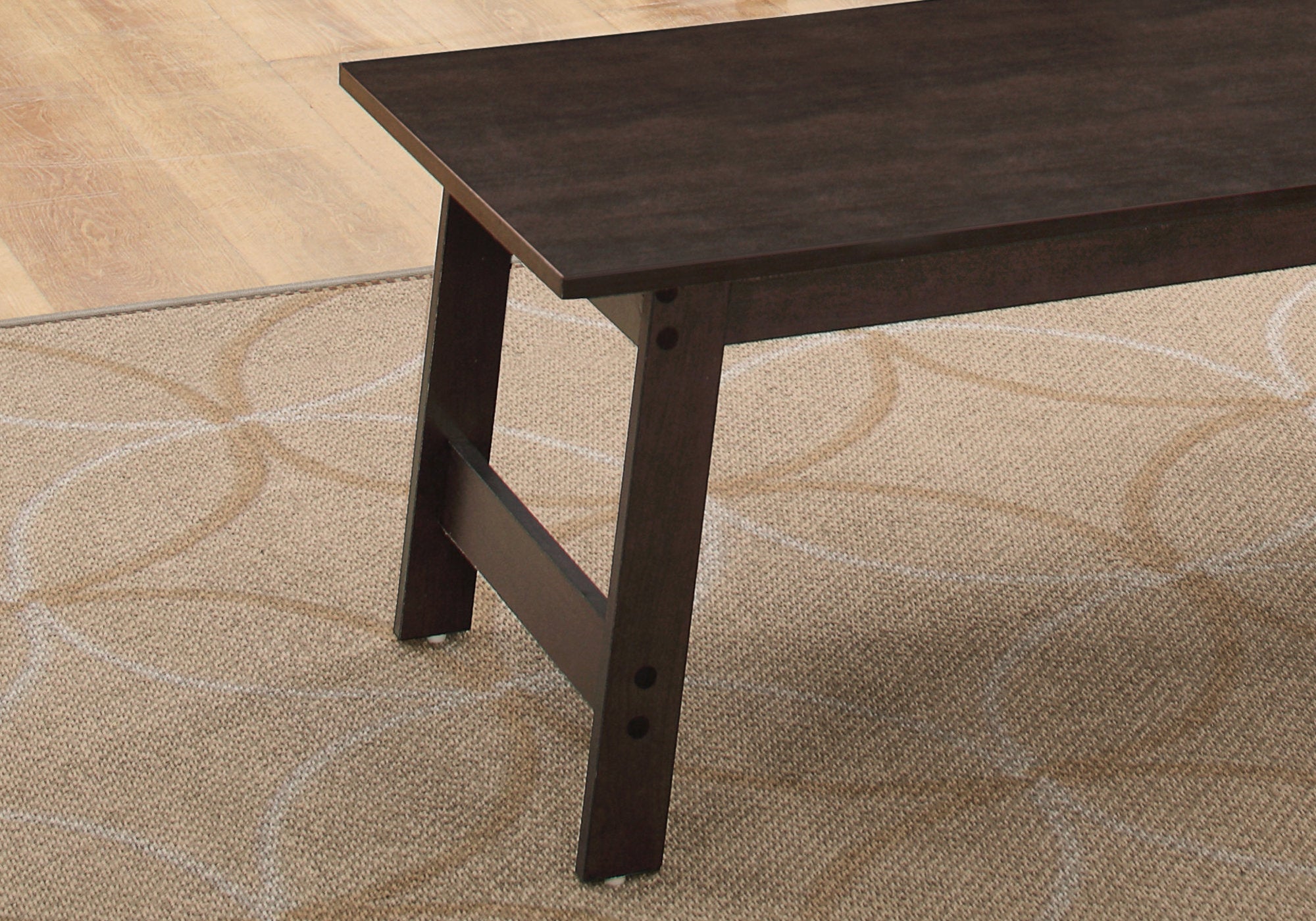 3-Piece Coffee Table Set, Espresso-Table Set-DECOROLALA