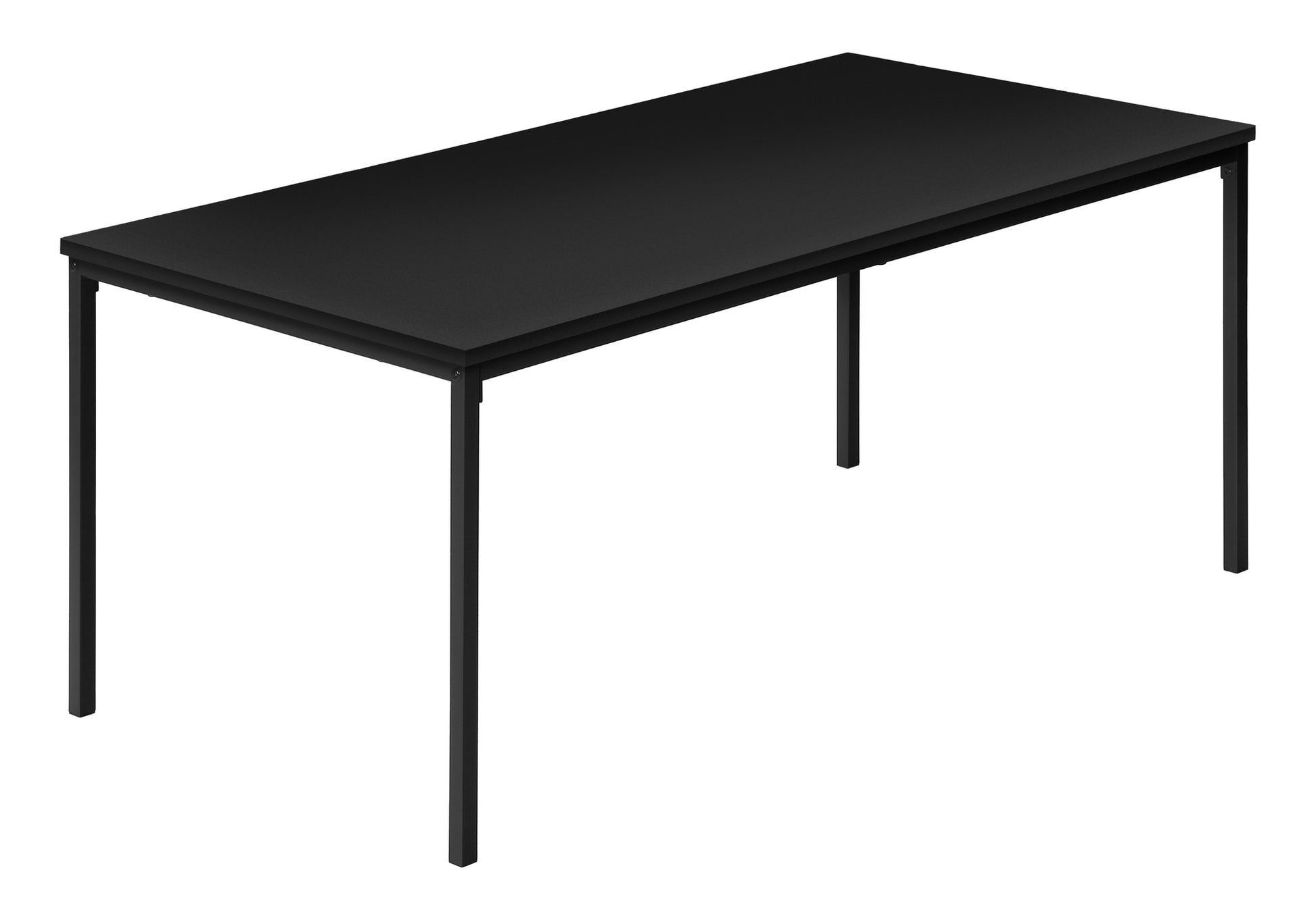 3-Piece Coffee Table Set White Marble Black Metal-Table Set-DECOROLALA