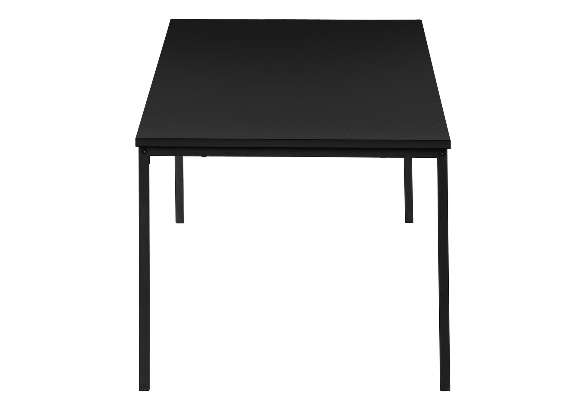 3-Piece Coffee Table Set White Marble Black Metal-Table Set-DECOROLALA