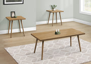 3-Piece Coffee Table Set with End Tables Light Walnut-Table Set-DECOROLALA