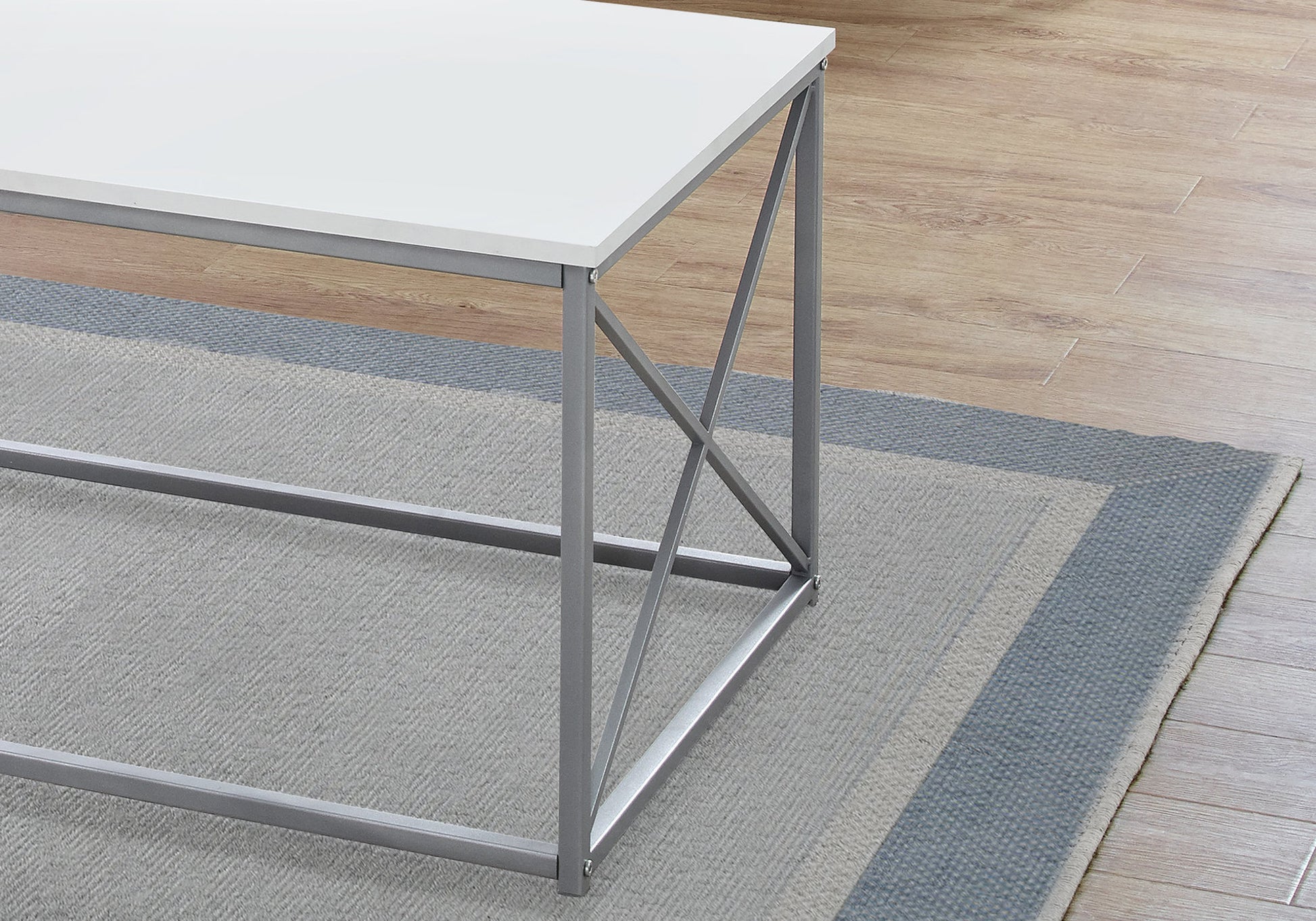 3-Piece Coffee Table Set with End Tables, Taupe Wood-Table Set-DECOROLALA