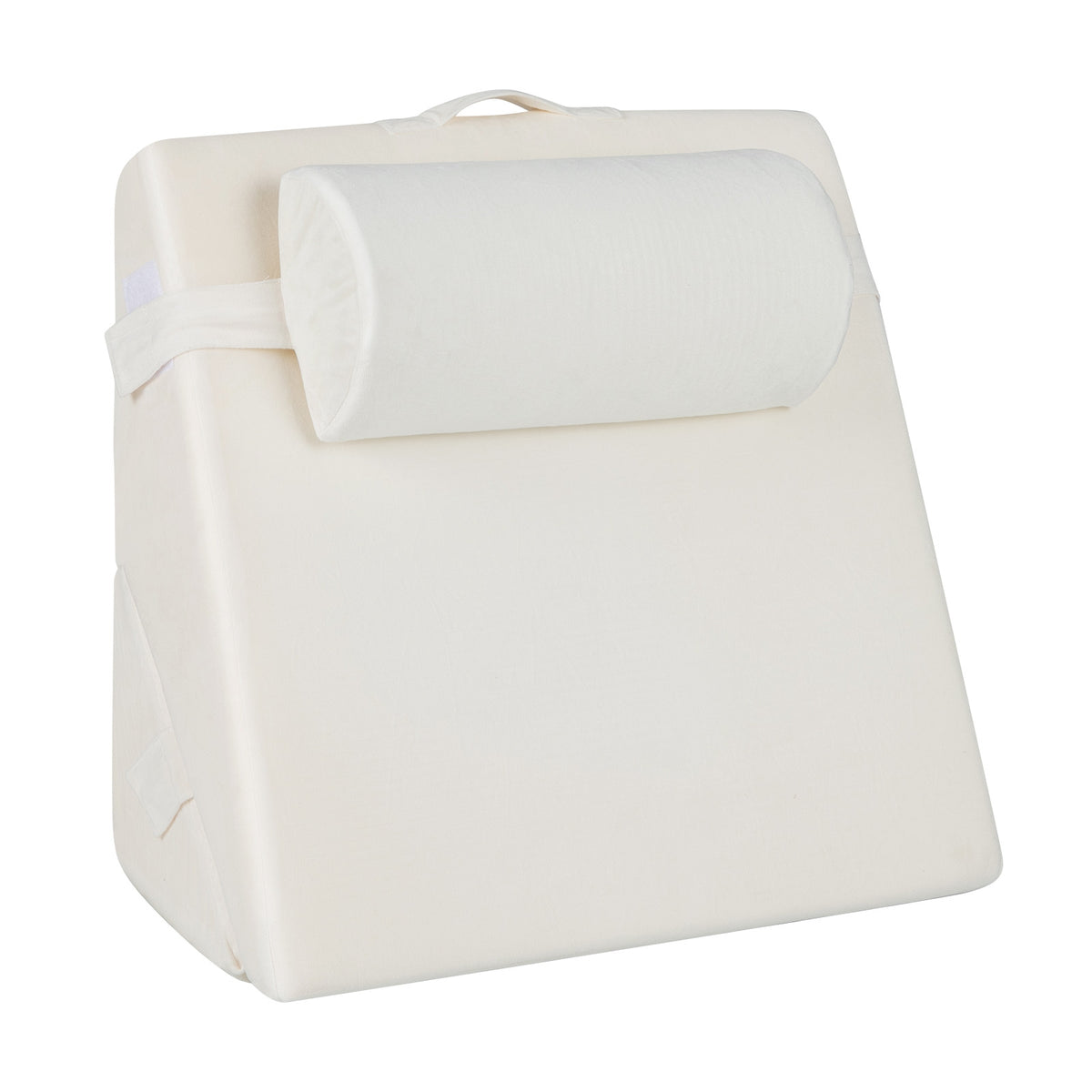 3 Pieces Bed Wedge Pillow Set with Air Memory Foam-Off-white-Bedding-DECOROLALA