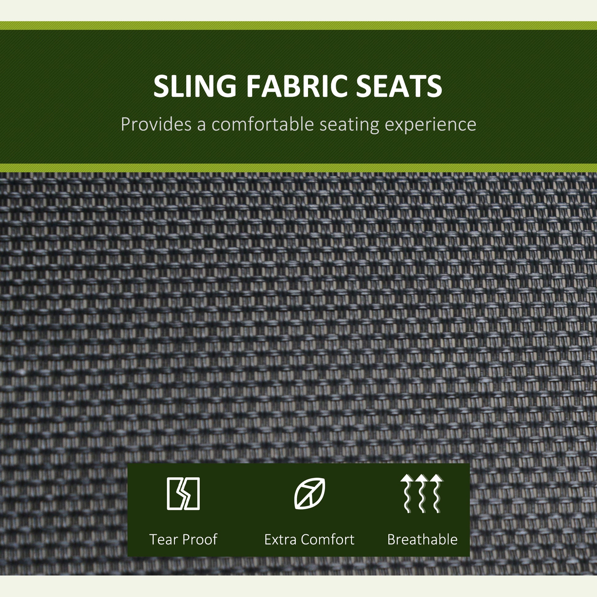 3-Seater Outdoor Swing Chair - Black Canopy-DECOROLALA
