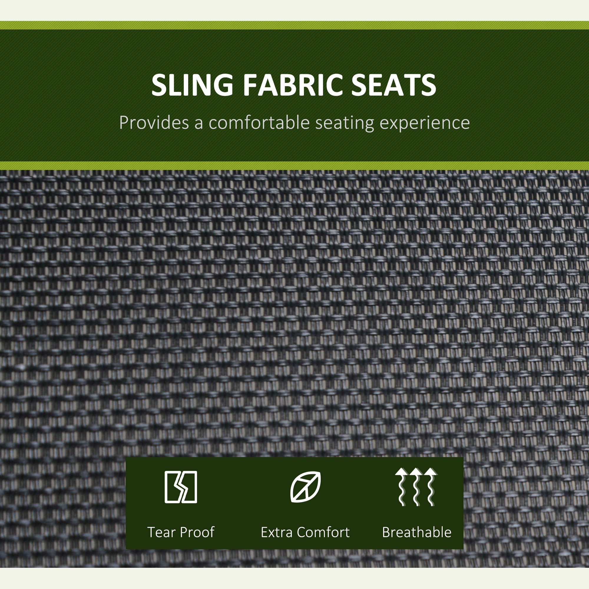 3-Seater Outdoor Swing Chair - Black Canopy-DECOROLALA