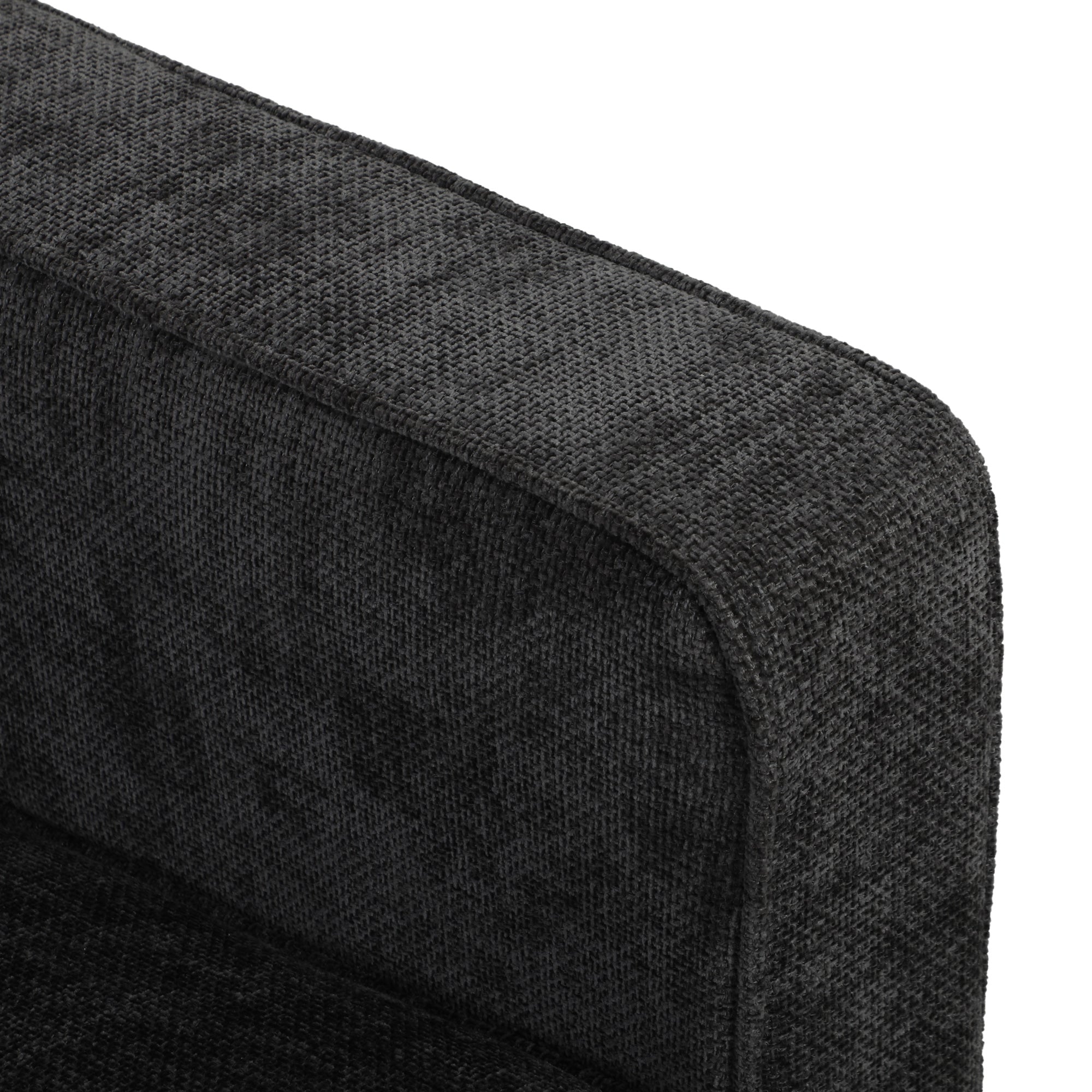 3 Seater Velvet Tufted Sofa - Dark Grey Modern Couch-Home Furnishings > Living Room Furniture > Sofas & Reclining Chairs > 3-Seater Sofas-DECOROLALA