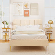 3-Tier Round End Table for Small Space and Bedroom Room-Set of 2-End & Side Tables-DECOROLALA