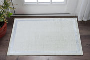 3' X 5' Gray and Ivory Area Rug-Area Rugs-DECOROLALA