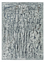 3' X 5' Grey Abstract Lines Area Rug-Area Rugs-DECOROLALA