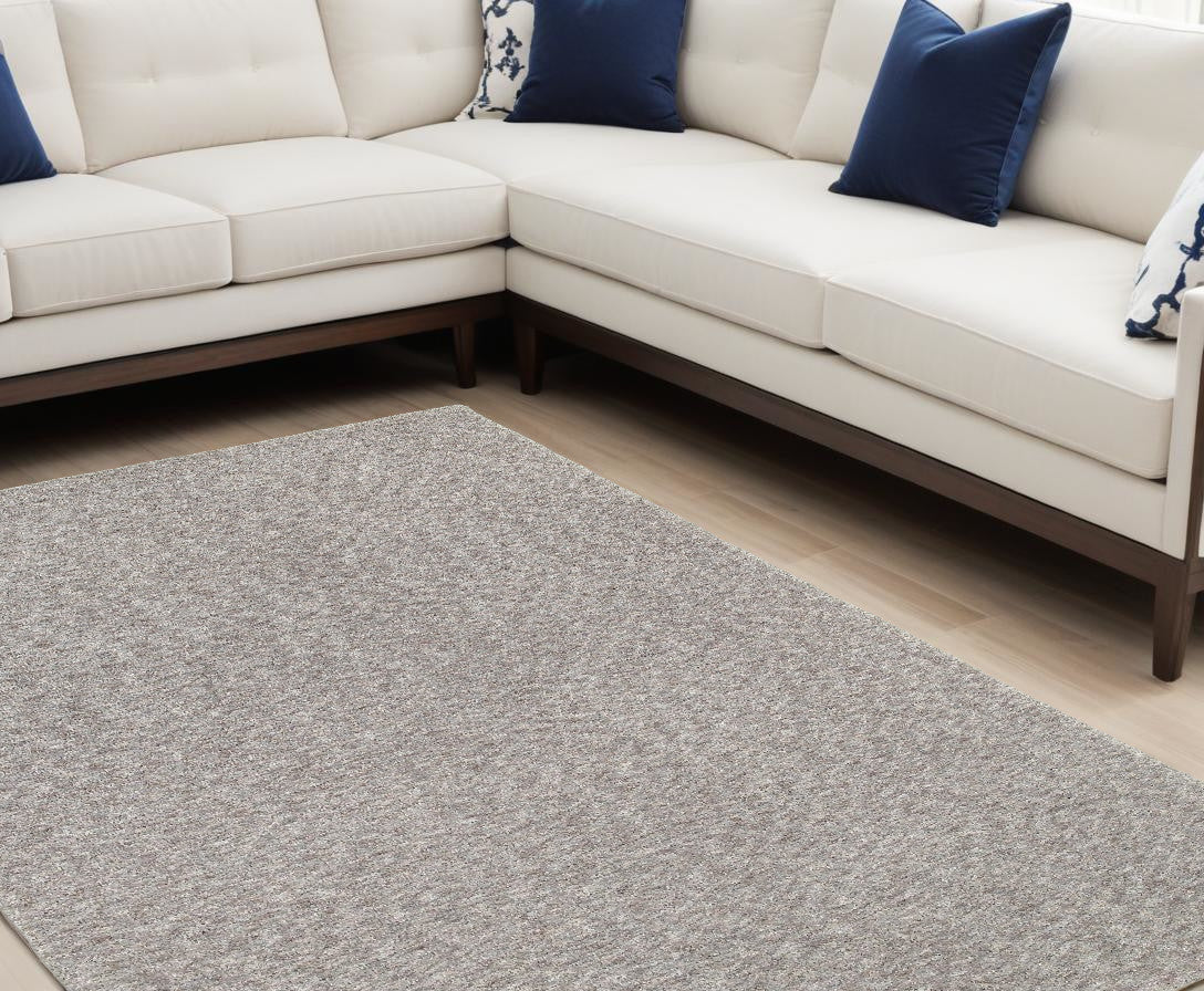3' X 5' Modern Shaggy Soft Gray Indoor Area Rug-Area Rugs-DECOROLALA