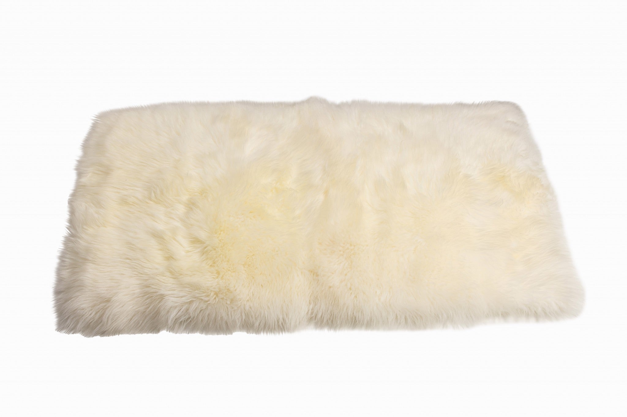 3' X 5' Natural Rectangular Sheepskin Area Rug-Area Rugs-DECOROLALA