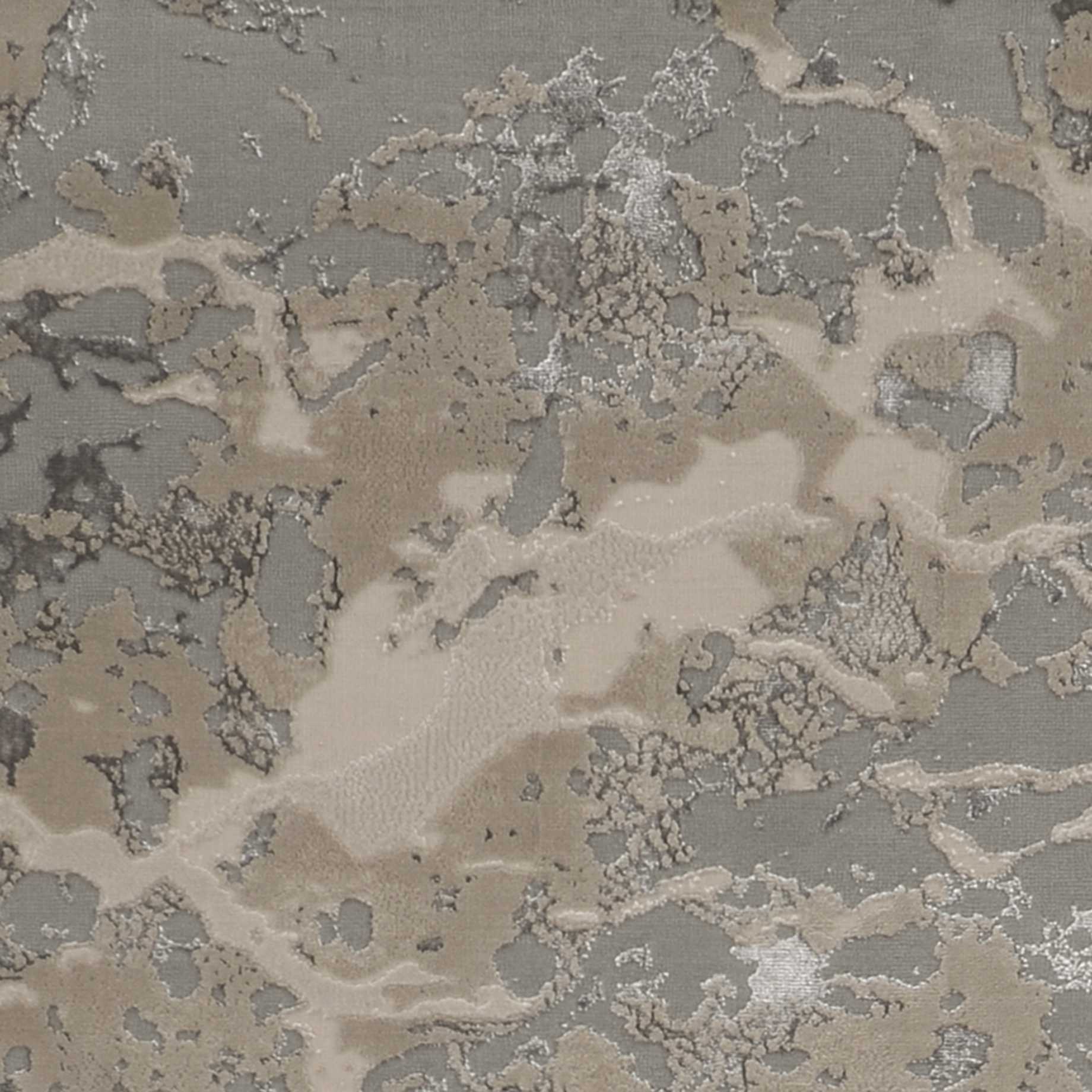 3' X 5' Sand Gray And Beige Abstract Area Rug-Area Rugs-DECOROLALA