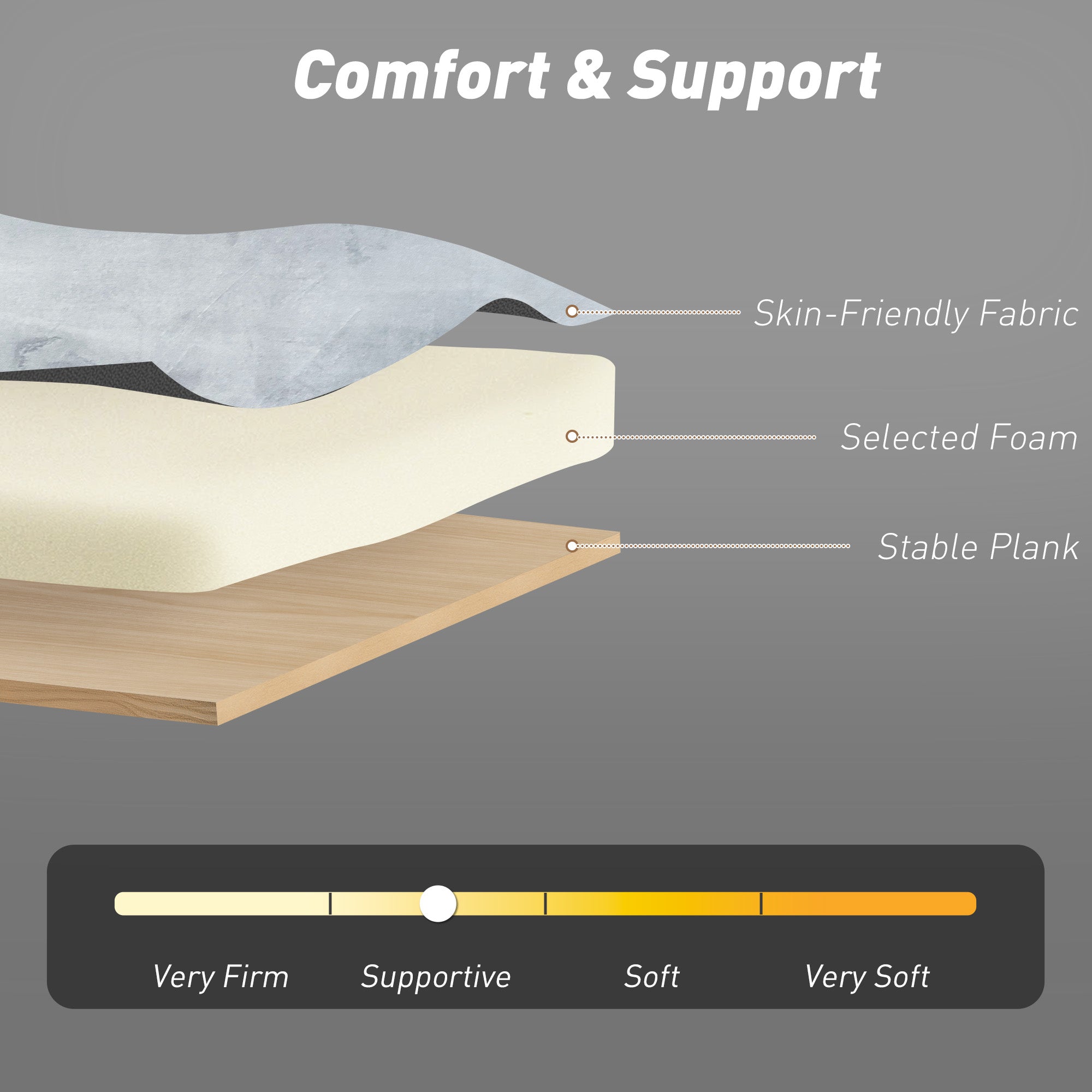 3-in-1 Convertible Sofa Bed - Dark Grey Pull Out-DECOROLALA