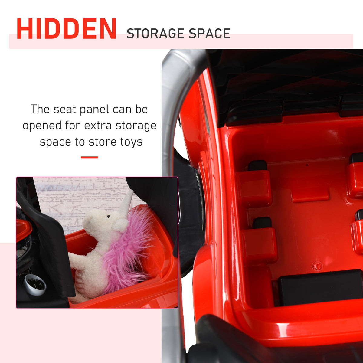 3 in 1 Kid Ride on Push Car, Toddlers Sliding Walking Car, with Horn, Under Seat Storage, for 18-36 Months-Toys & Games > Baby & Toddler Toys > Riding & Rocking Toys > Push Cars for Toddlers-DECOROLALA