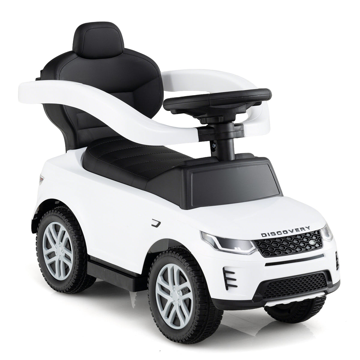 3 in 1 Push Car with Removable Handle and Guardrail for Kids 18-36 Months Old