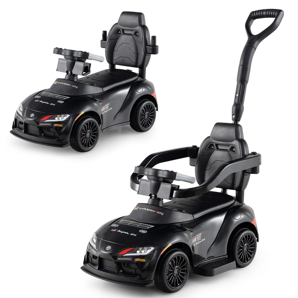3-in-1 Toyota Licensed Foot-to-Floor Stroller Sliding Walking Toy