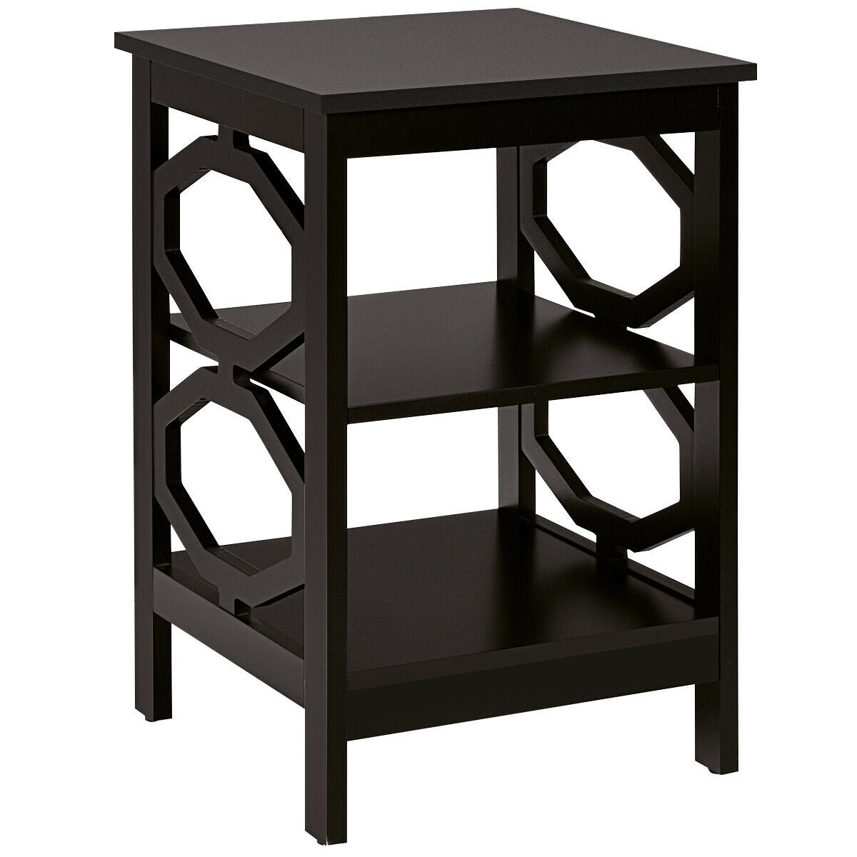 3-tier Nightstand Sofa Side End Accent Table-Coffee-End & Side Tables-DECOROLALA