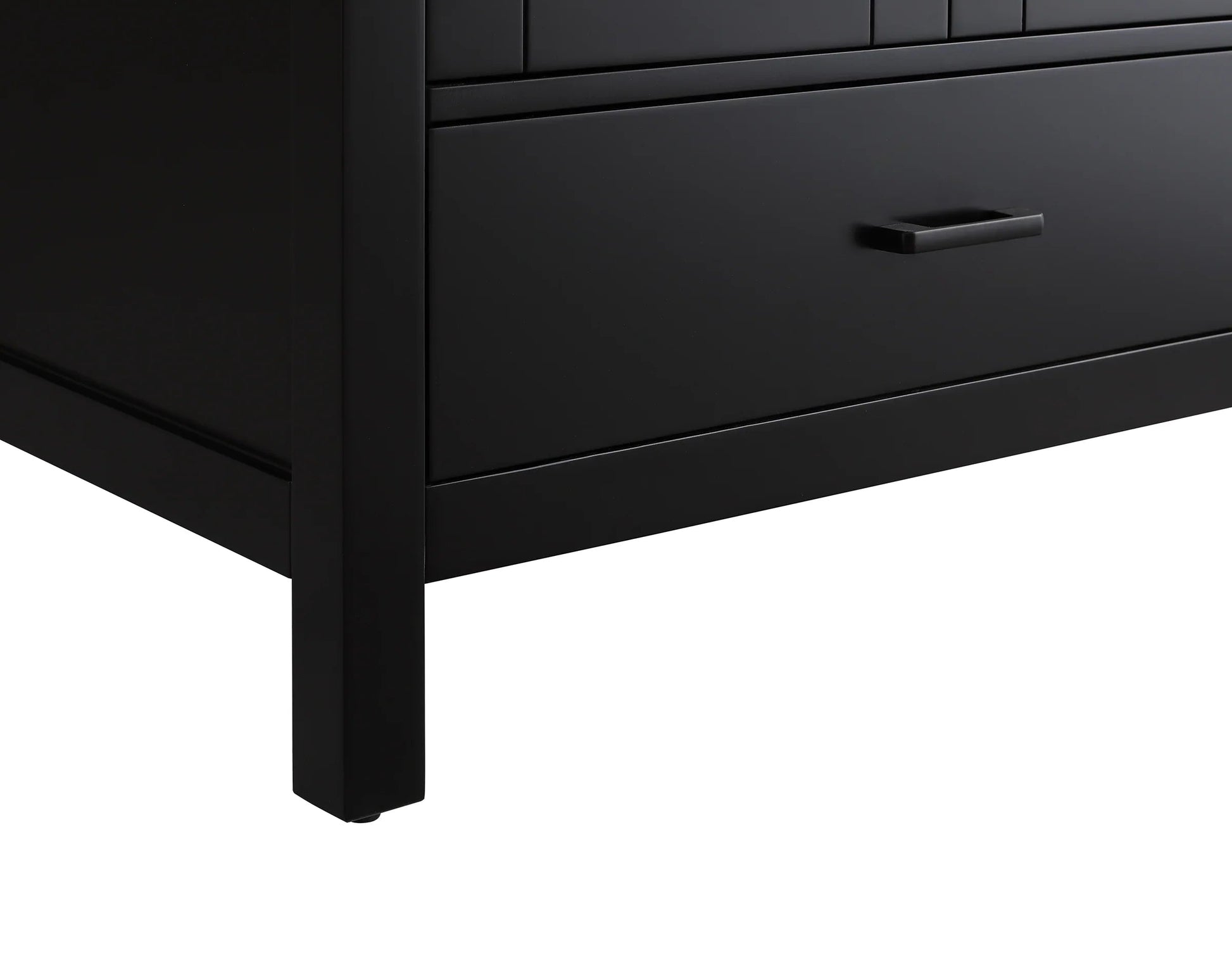 30" Black Freestanding Single Sink Bathroom Vanity with Engineered Calcutta Marble Countertop-Migration_Bathroom Vanities-DECOROLALA