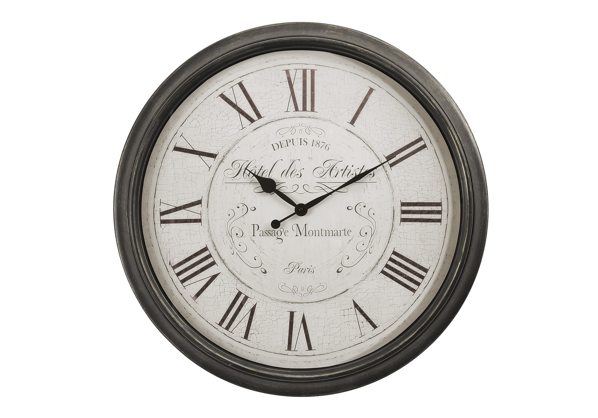 30" Brown Roman Numeral Wall Clock-Clocks-DECOROLALA