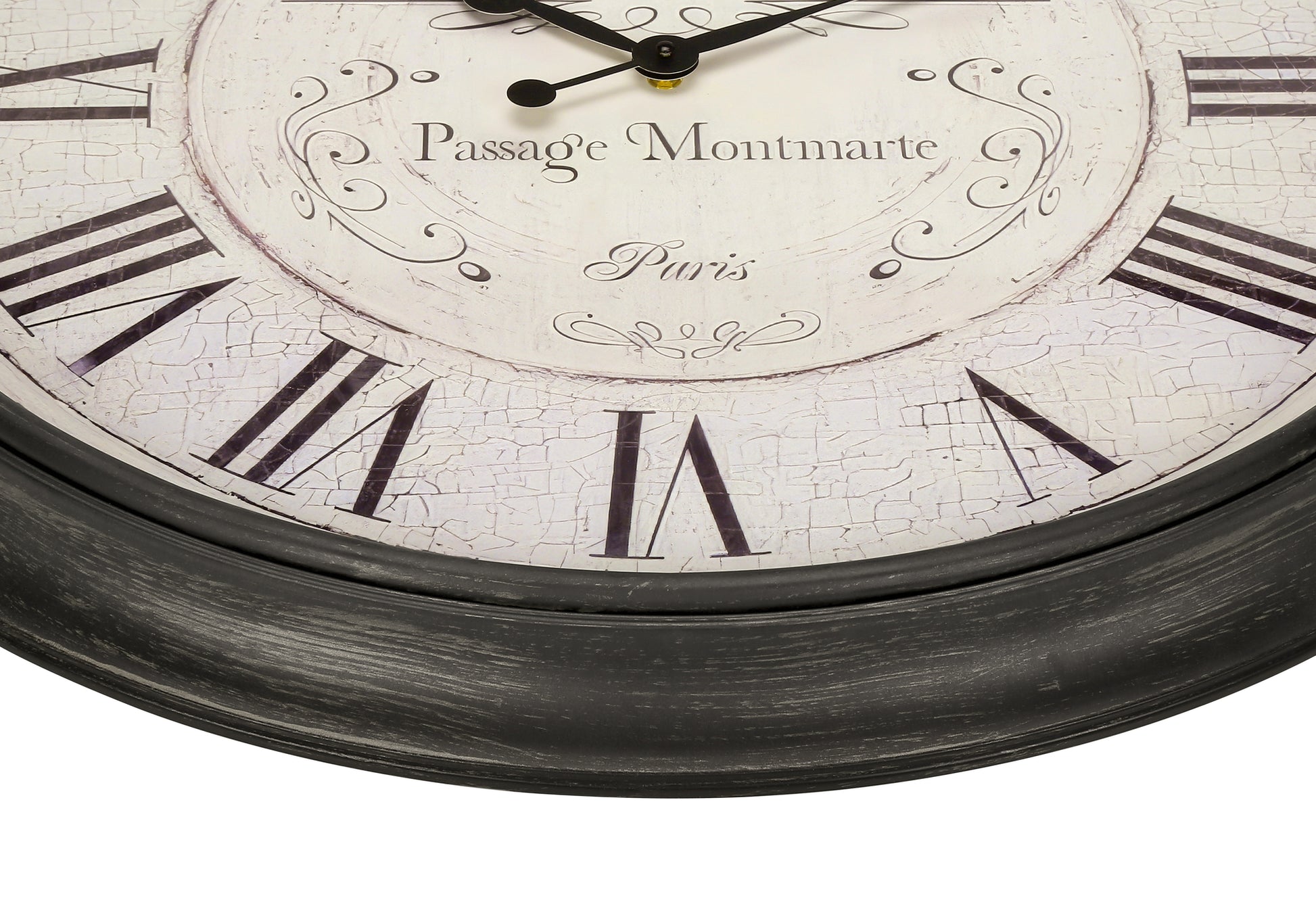 30" Brown Roman Numeral Wall Clock-Clocks-DECOROLALA