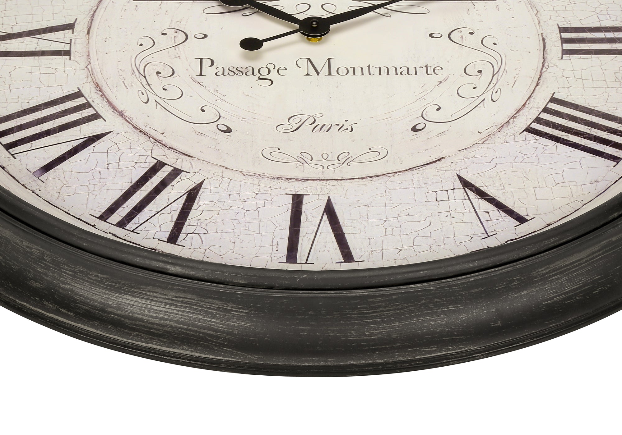30" Brown Roman Numeral Wall Clock-Clocks-DECOROLALA