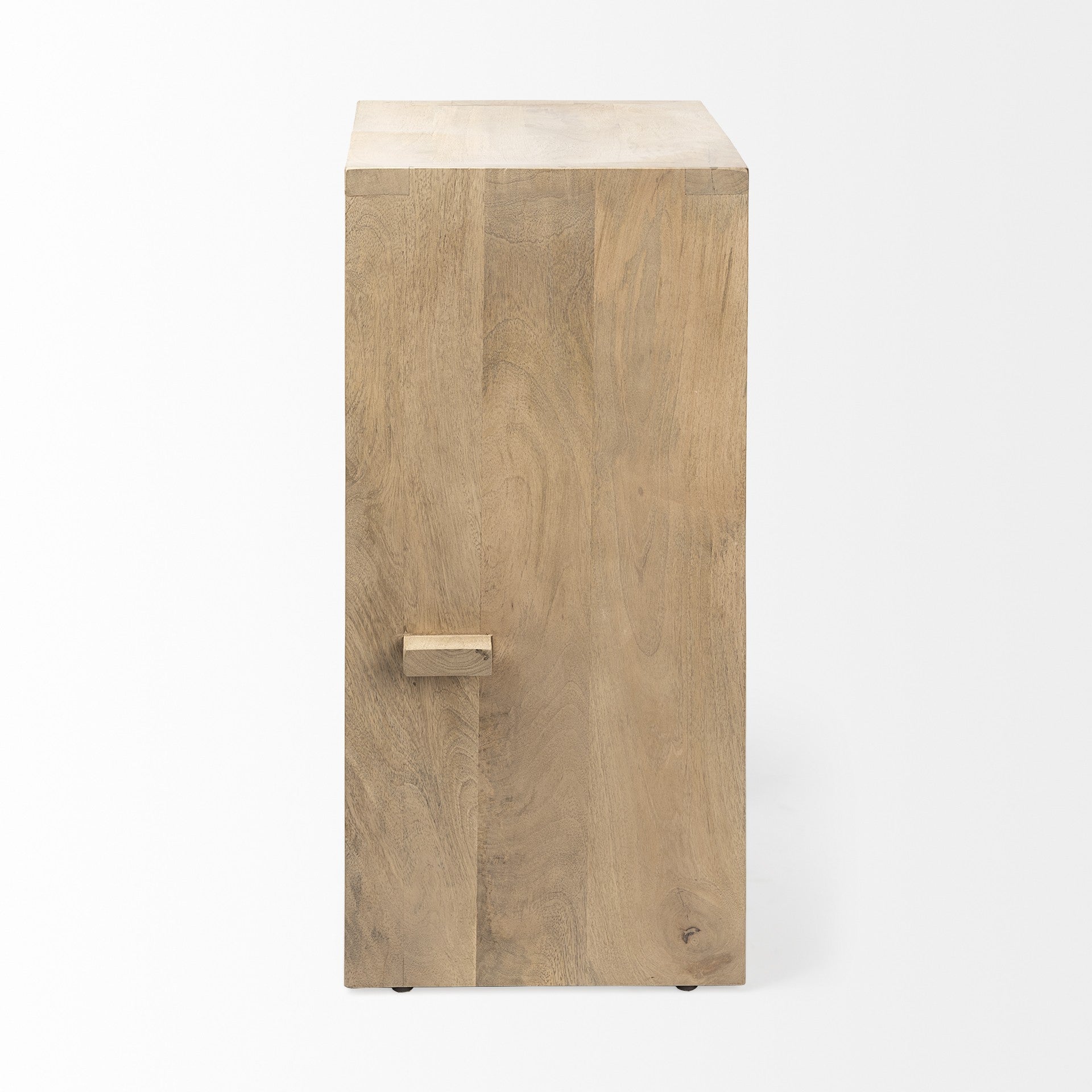 30" Brown Solid and Manufactured Wood Backless Counter Height Bar Chair-Bar Chairs-DECOROLALA