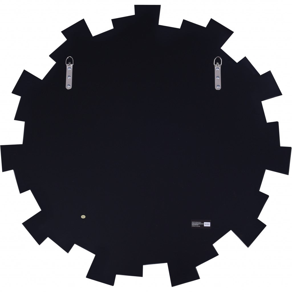 30" Clear Sunburst Framed Accent Mirror-Mirrors-DECOROLALA