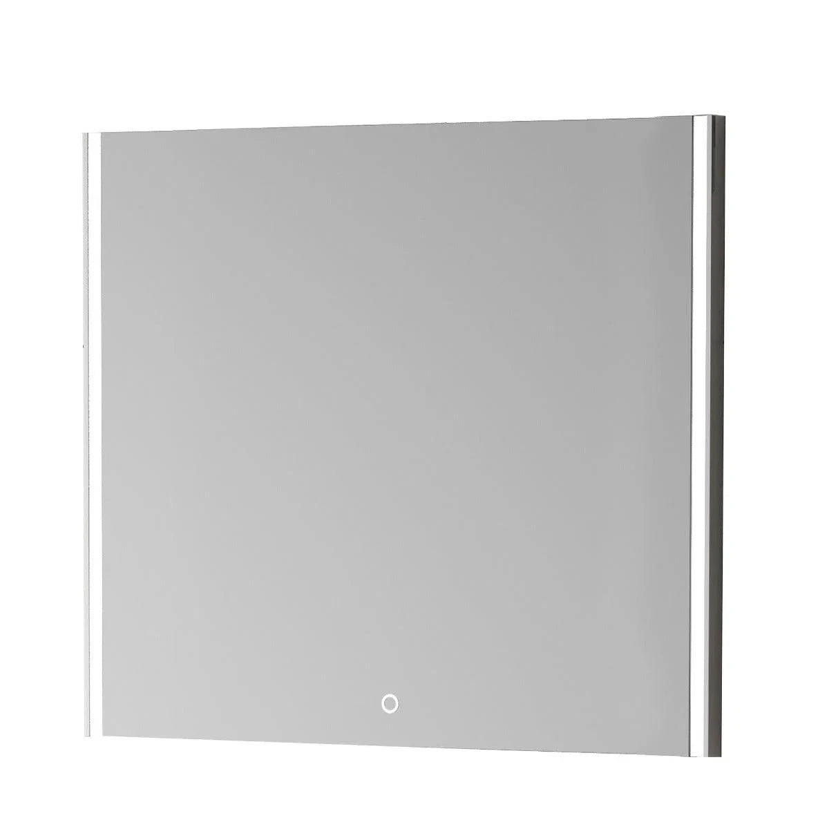 30" GEO LED Mirror - Solid Surface Frame-Mirror-DECOROLALA