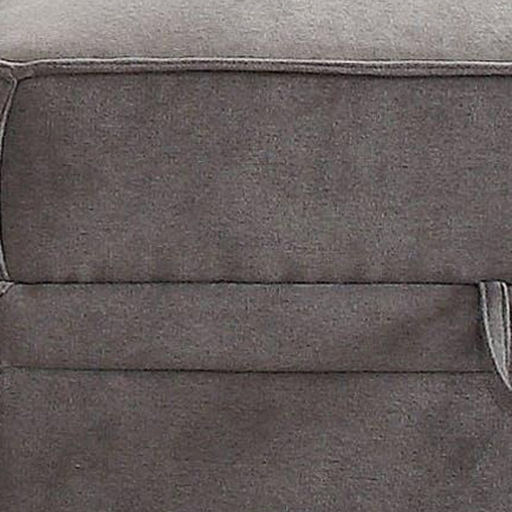 30" Gray Velvet Storage-Ottomans-DECOROLALA