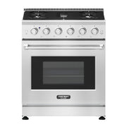 30 Inches 120V Natural Gas Range with 5 Burners Cooktop-Food Warmers & Burners-DECOROLALA
