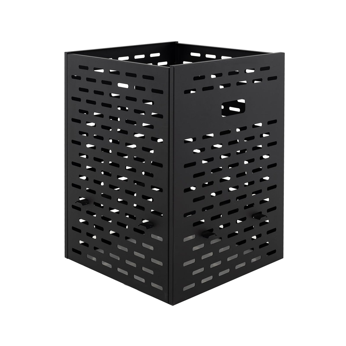 30 Inches Ultra Thick Burn Barrel with Venting Patterns and 4 Cross Braces-Fireplace Tools-DECOROLALA