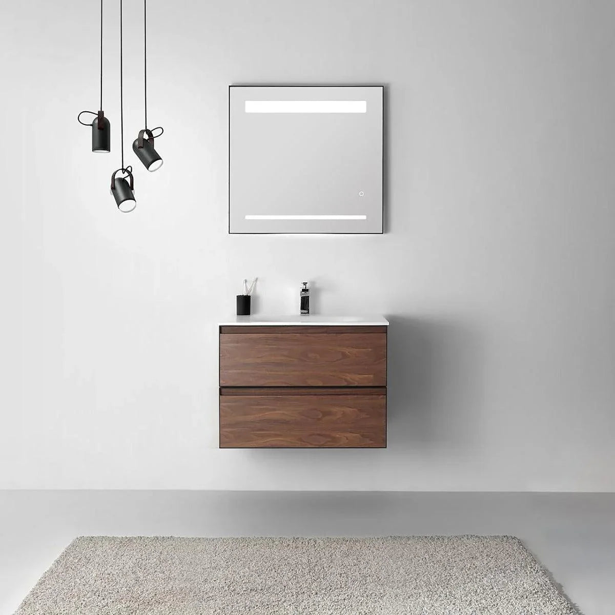 30" LED Mirror with IR Sensor-Mirror-DECOROLALA