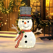 30" Lighted Snowman Christmas Decoration - 56 LED White-Home Furnishings > Holiday & Seasonal > Christmas Decorations-DECOROLALA