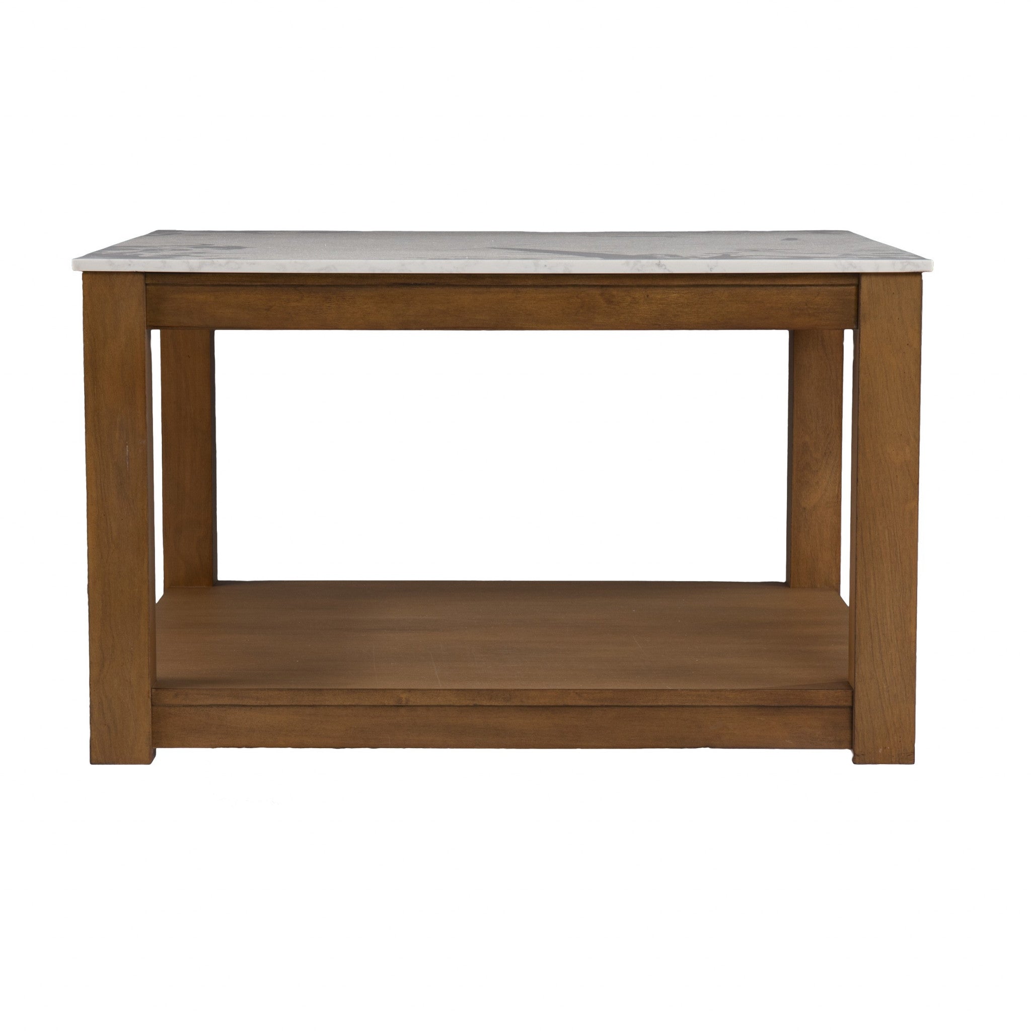 30" Natural And Natural Brown Solid Manufactured Wood Square Coffee Table-Coffee Tables-DECOROLALA