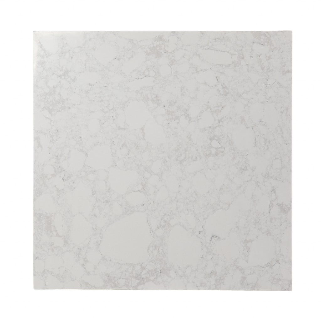 30" Natural And Natural Brown Solid Manufactured Wood Square Coffee Table-Coffee Tables-DECOROLALA