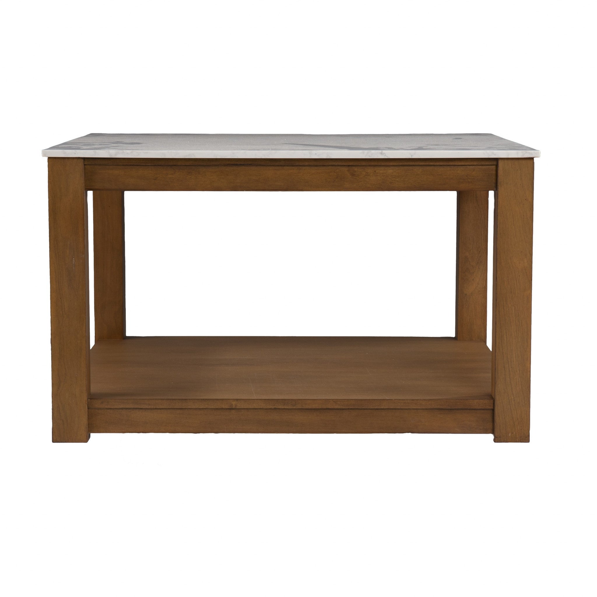 30" Natural And Natural Brown Solid Manufactured Wood Square Coffee Table-Coffee Tables-DECOROLALA