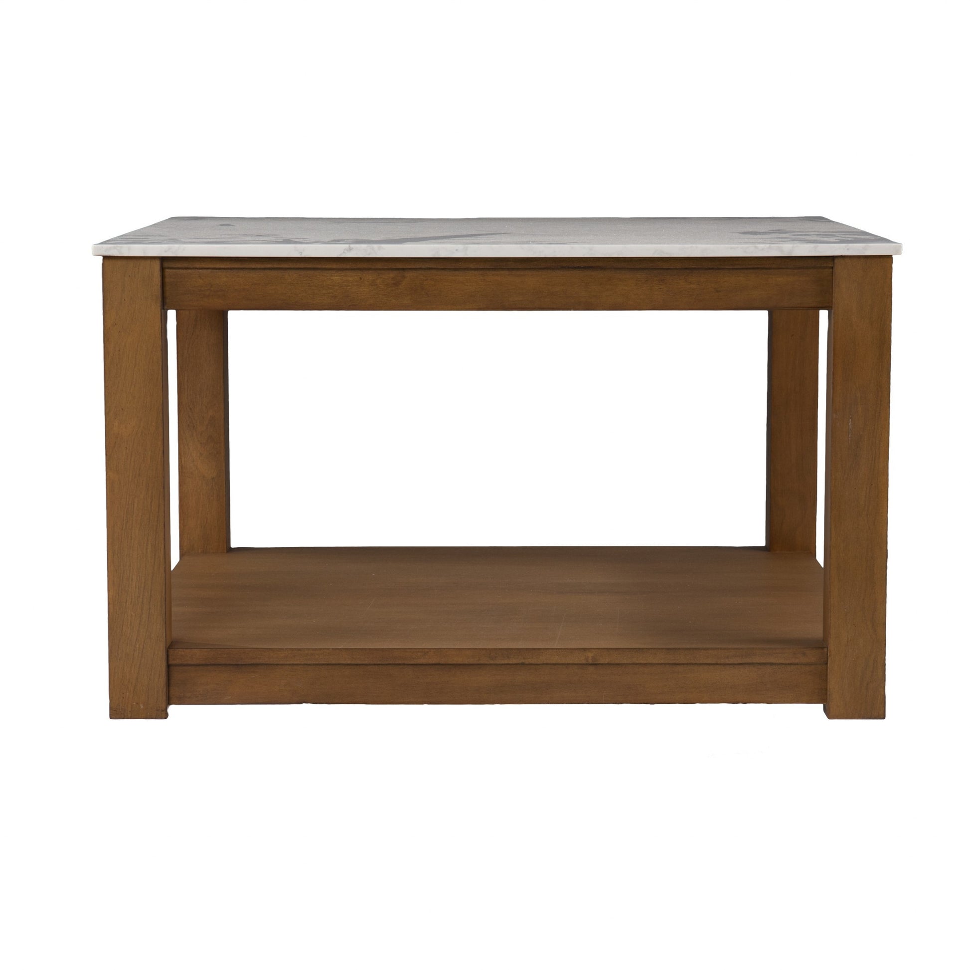 30" Natural And Natural Brown Solid Manufactured Wood Square Coffee Table-Coffee Tables-DECOROLALA