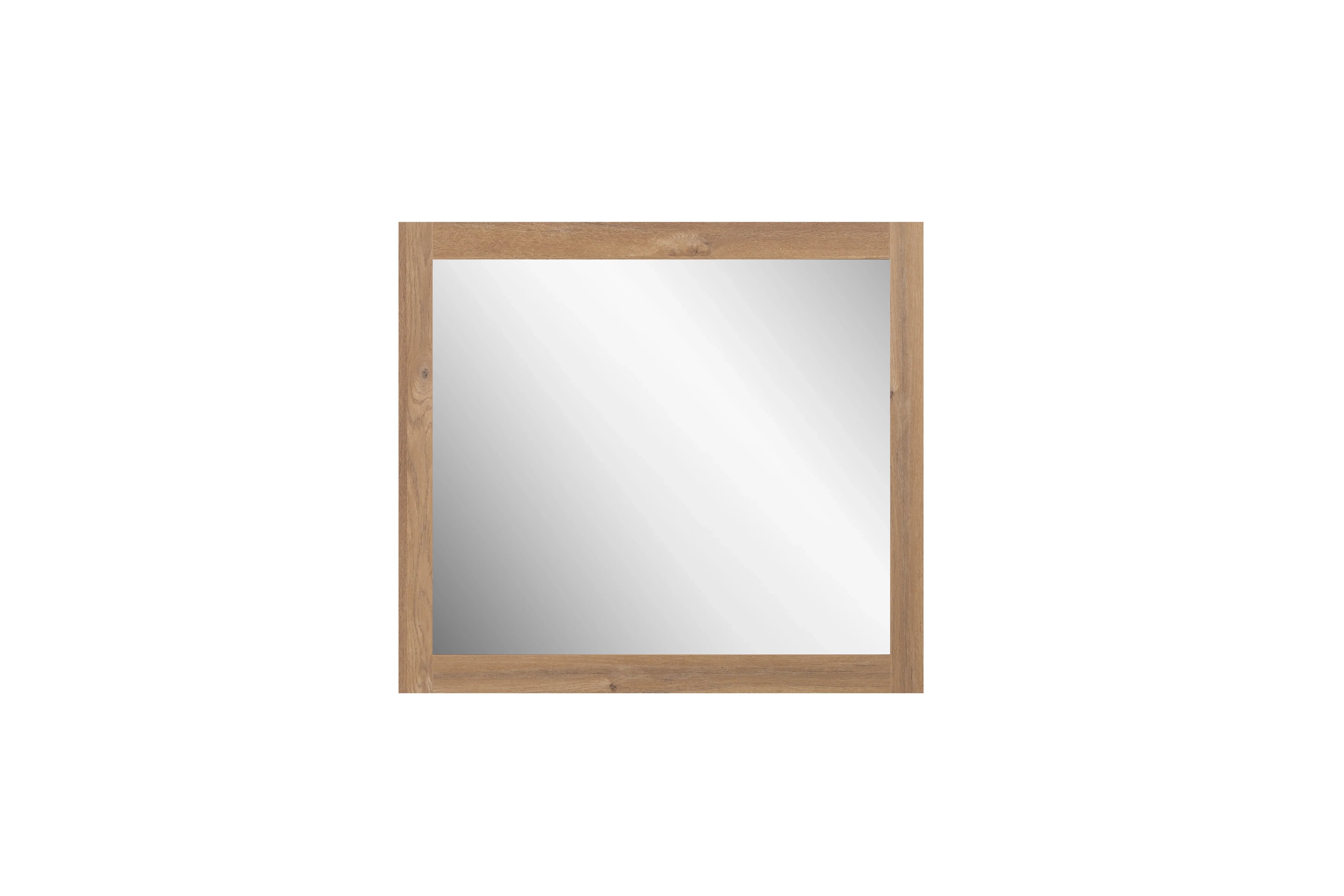 30" Rectangular Mirror with Rough Oak Frame-Migration_Mirrors-DECOROLALA