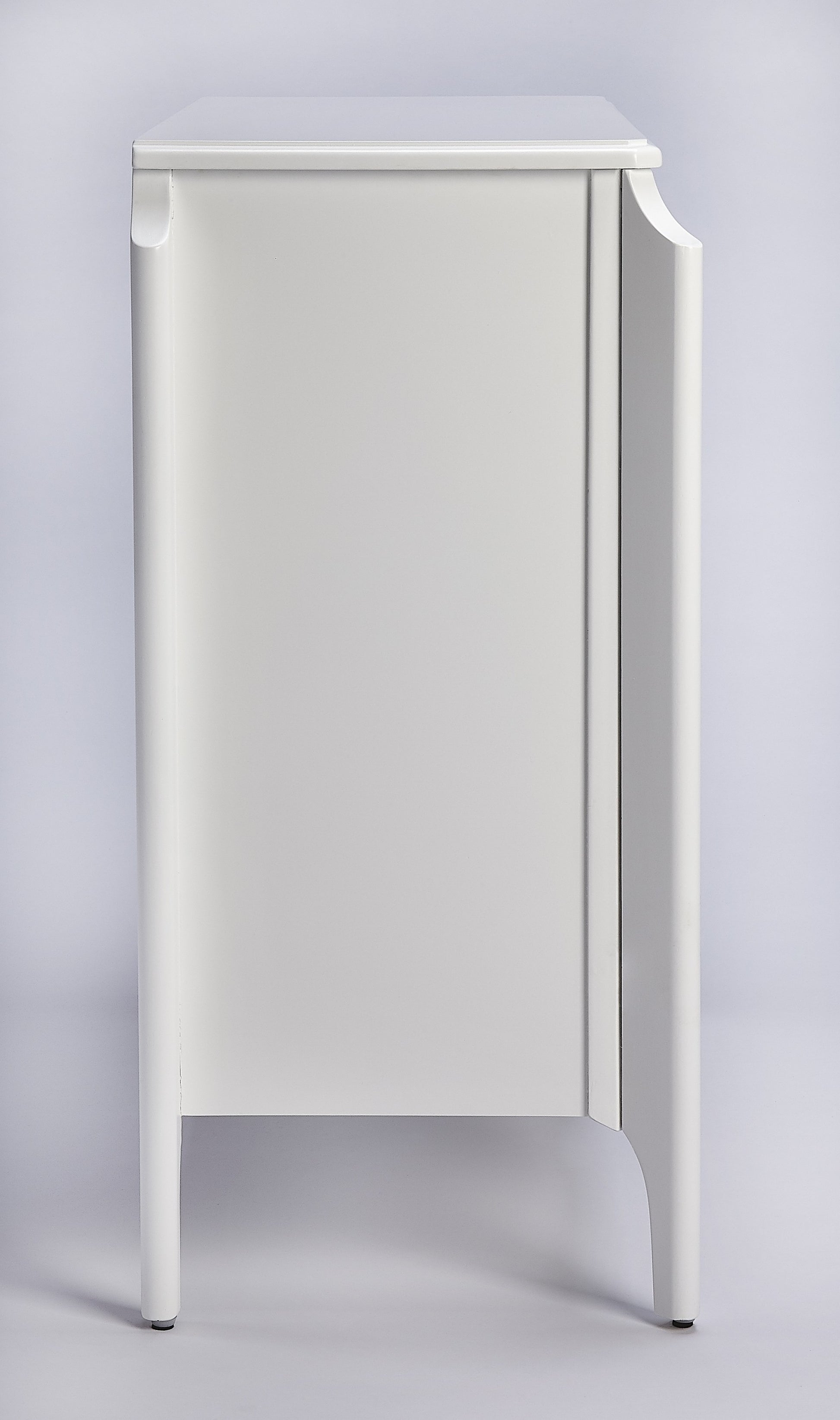 30" White Wood Bookcase-Bookcases-DECOROLALA