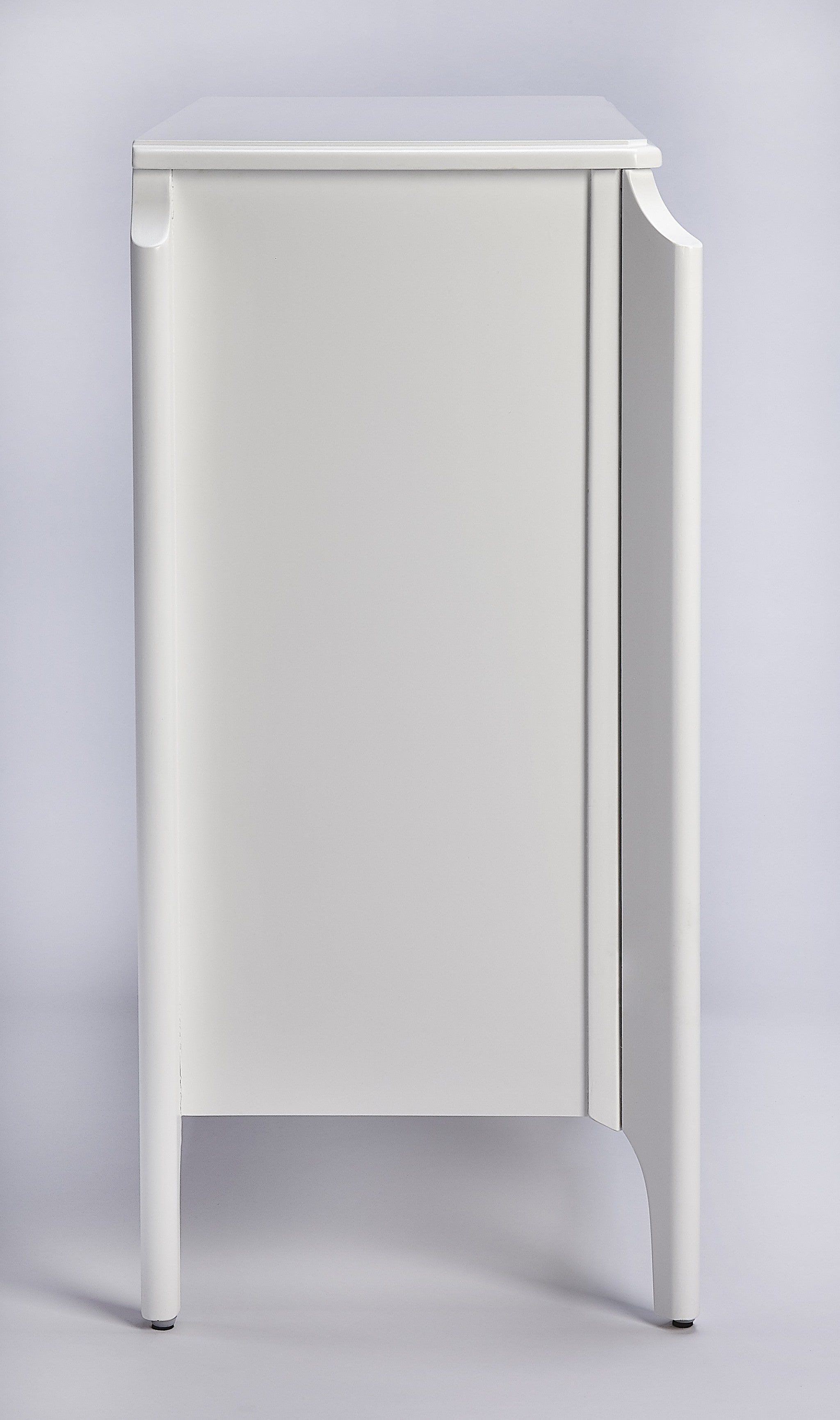 30" White Wood Bookcase-Bookcases-DECOROLALA