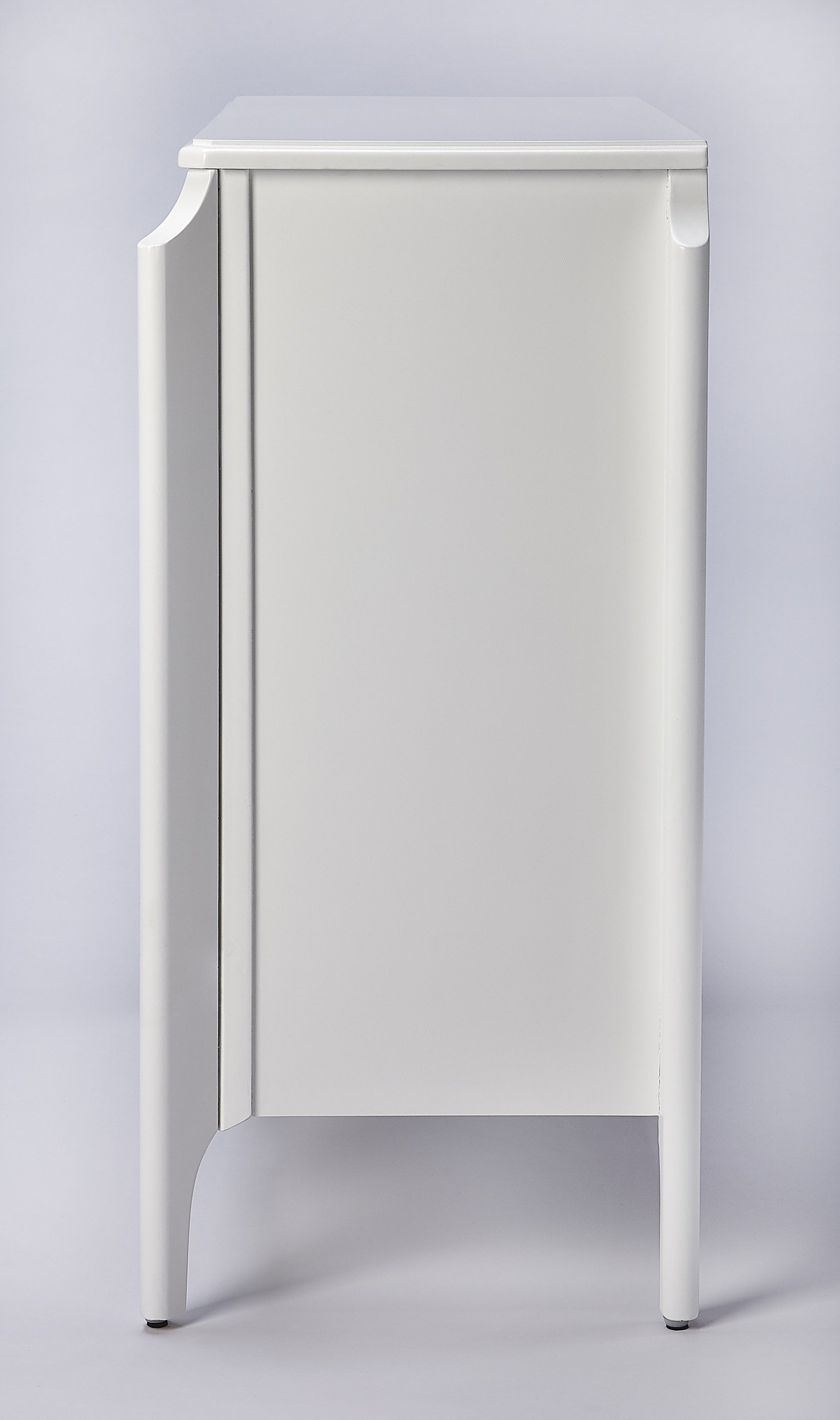 30" White Wood Bookcase-Bookcases-DECOROLALA