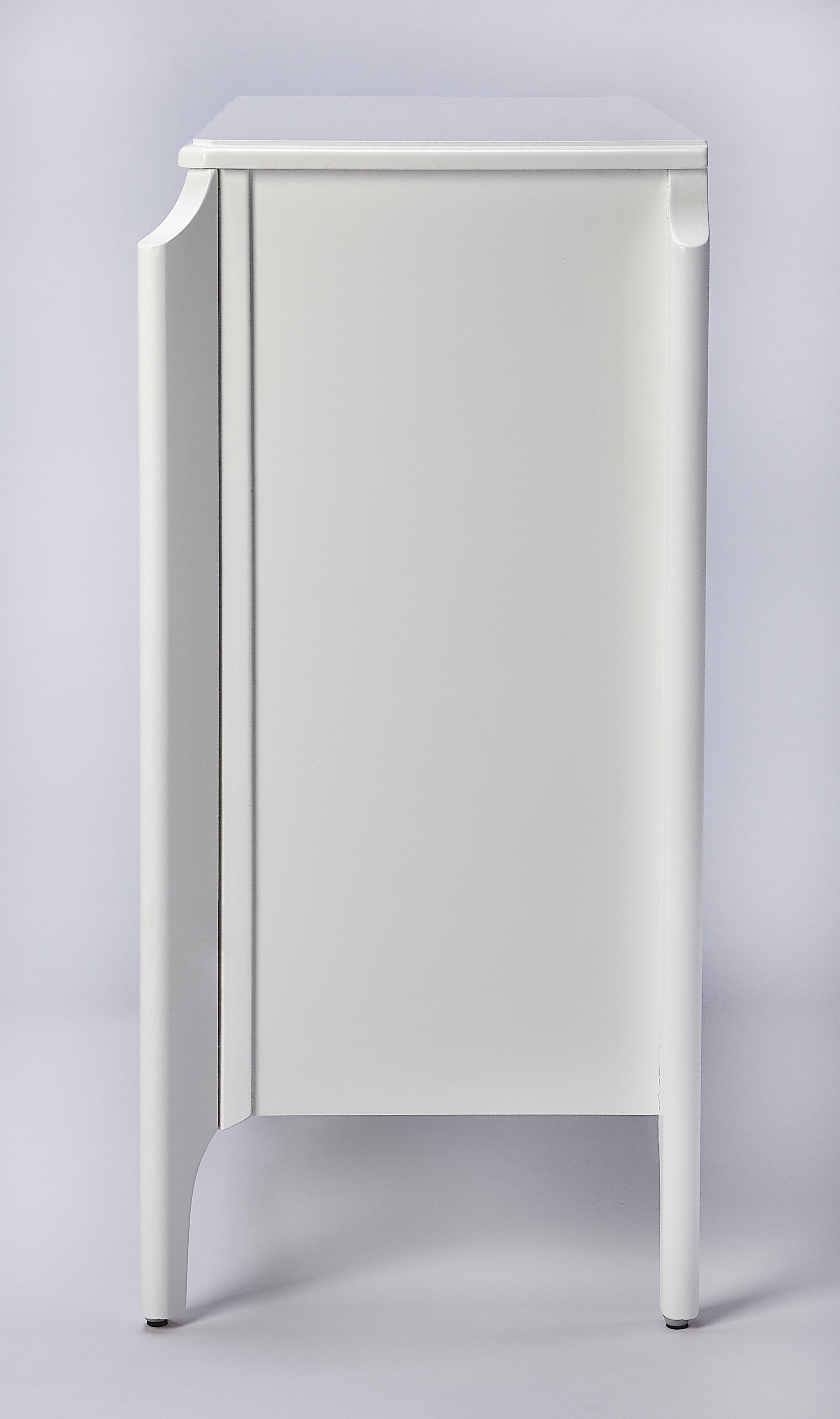 30" White Wood Bookcase-Bookcases-DECOROLALA