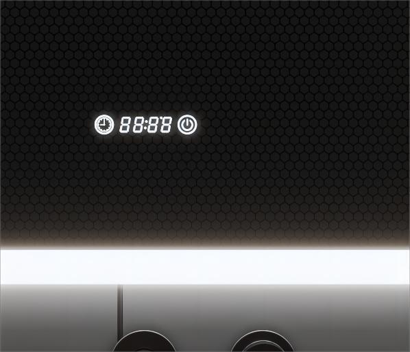 30" x 35.4" Smart LED Bathroom Mirror with Digital Time & Temperature Display - Professional Anti-Fog Mirror with Dual Color Temperature (3000K/6000K), Touch Dimming Control & 5mm Copper-Free Silver Glass-Migration_Mirrors-DECOROLALA