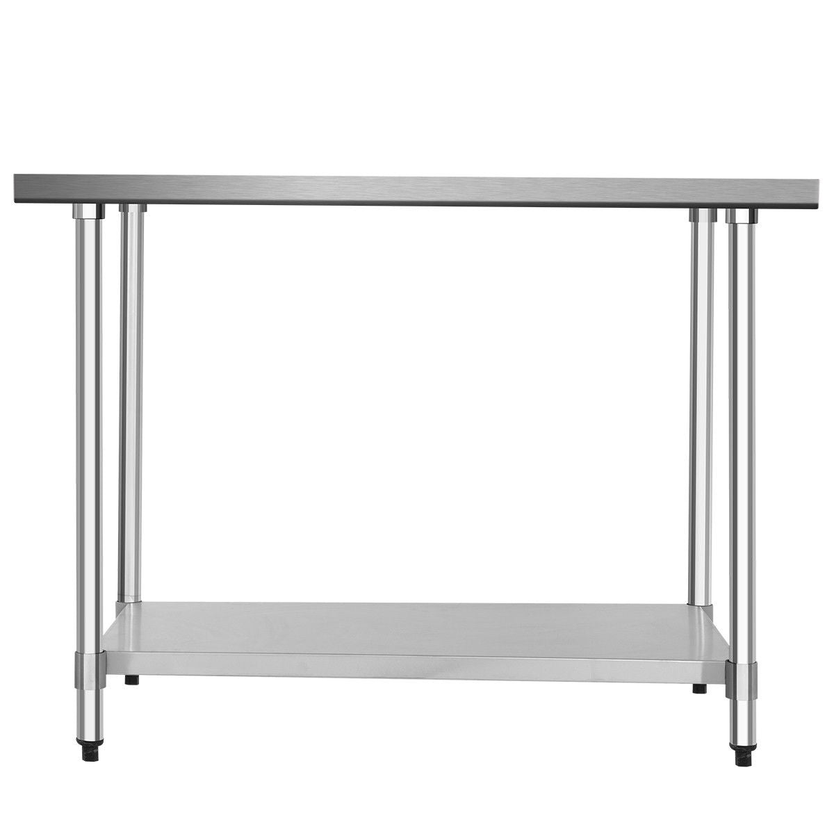 30 x 48 Inch Stainless Steel Table Commercial Kitchen Worktable-Kitchen Tools-DECOROLALA